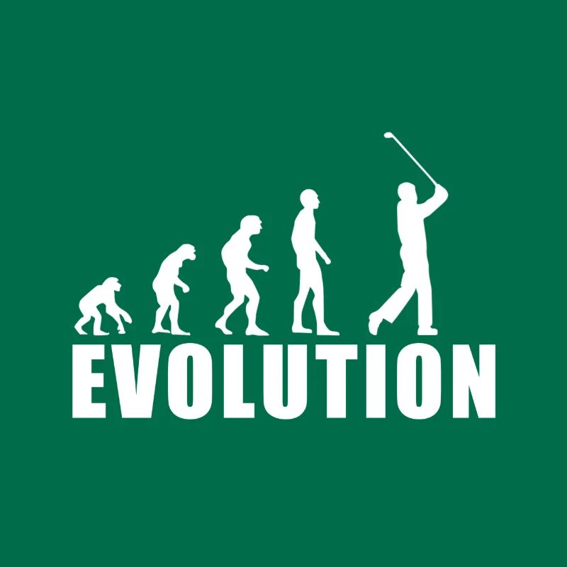 EVOLUTION GOLF Golfspieler Golfschläger Geschenk