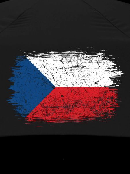 Brushstroke Czech Flag
