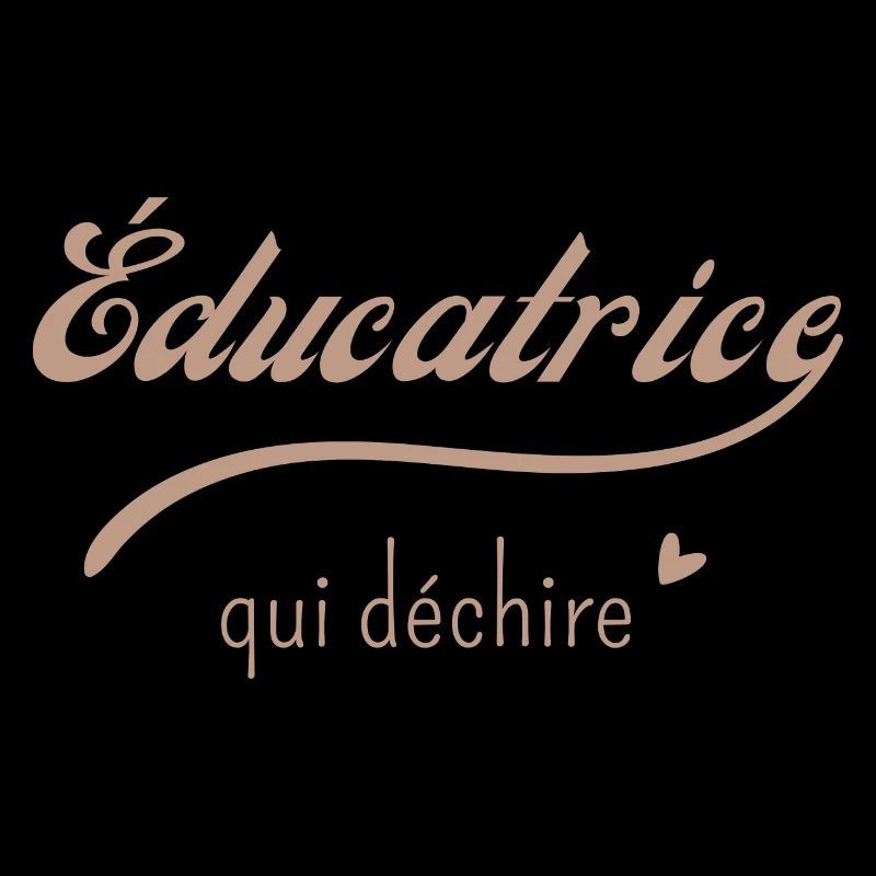 Éducatrice qui déchire