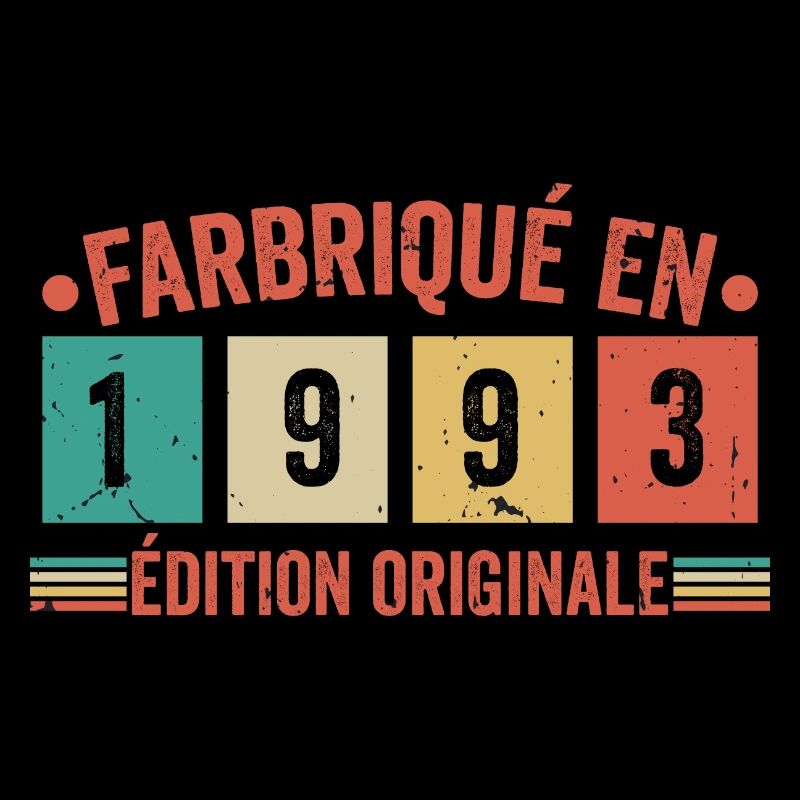 Fabriqué En 1993 édition Originale Cadeau d'annive