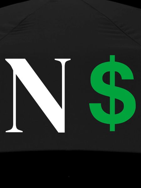 Letter n dollar