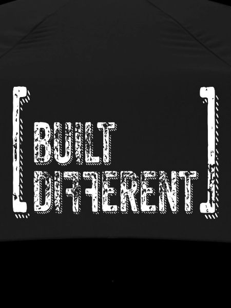 Built Different Distressed Quote