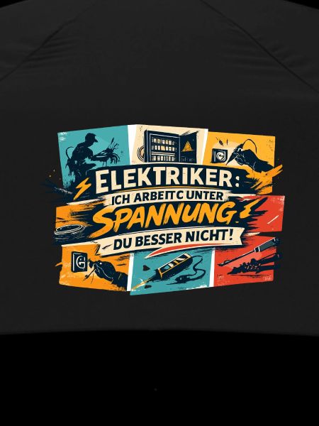 Elektriker unter Spannung Comic