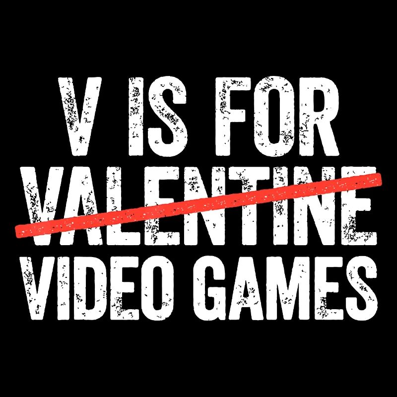 Valentine Gaming Typography