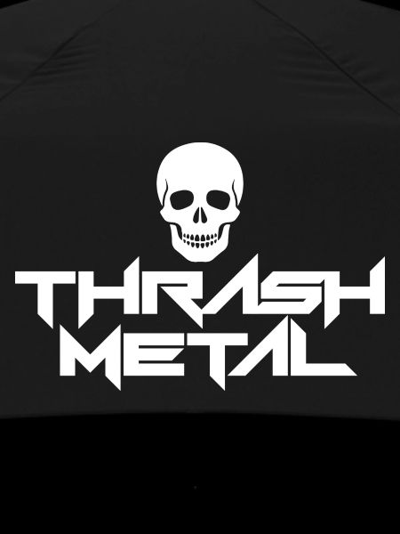 Thrash Metal Skull Logo