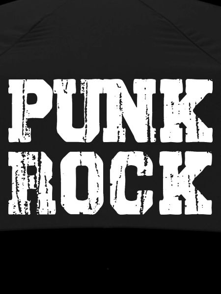 Punk Rock Distressed Text Logo