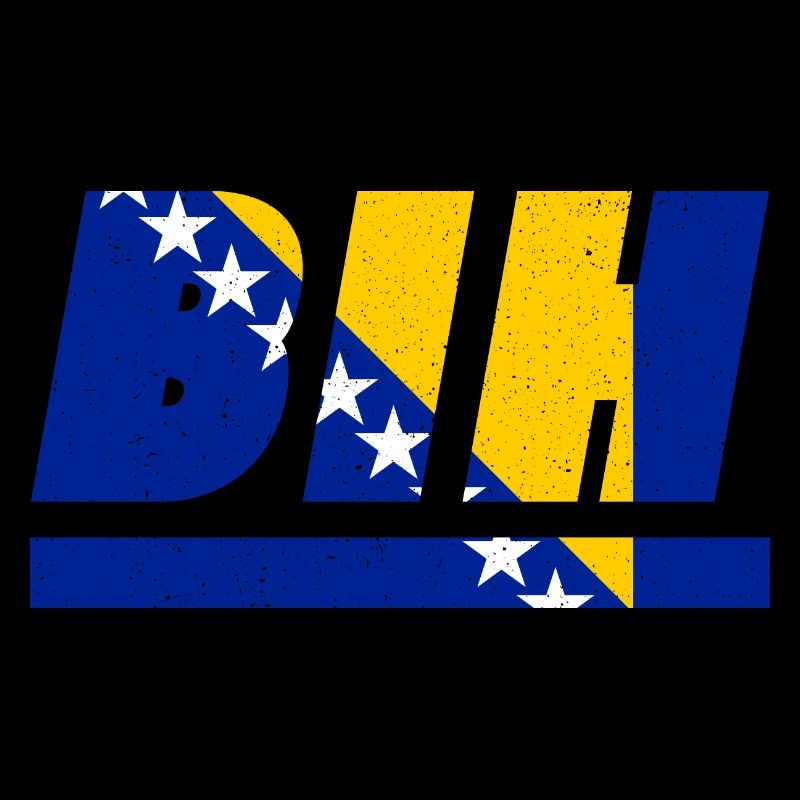 Bosnie-Herzégovine drapeau drapeau BIH