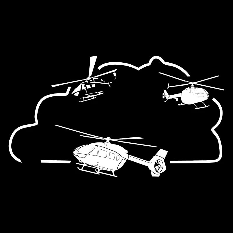 Hubschrauber Helikopter Helicopter Tshirt Geschenk