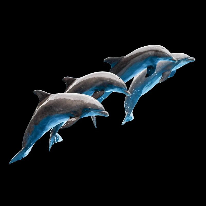 Dolphin Group Jumping, Natural