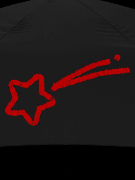 hand-drawn shooting star
