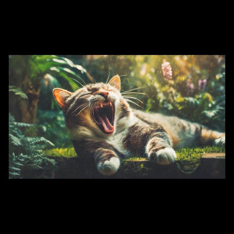 Animaux mignons qui se détendent – chat