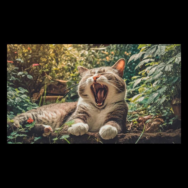 Animaux mignons qui se détendent – chat