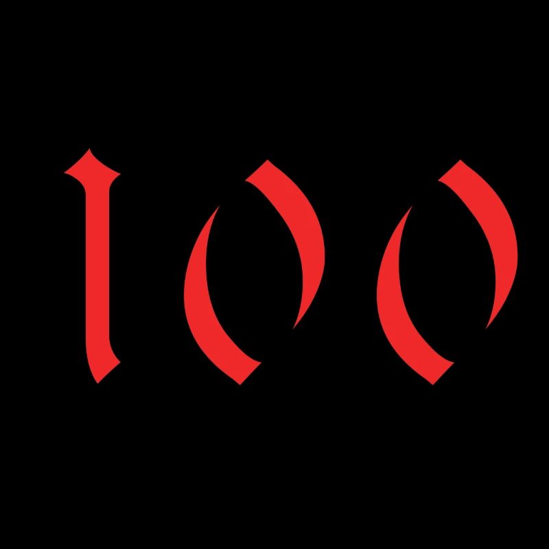 100. 100 ANS. 100e ANNIVERSAIRE. ANNIVERSAIRE 100