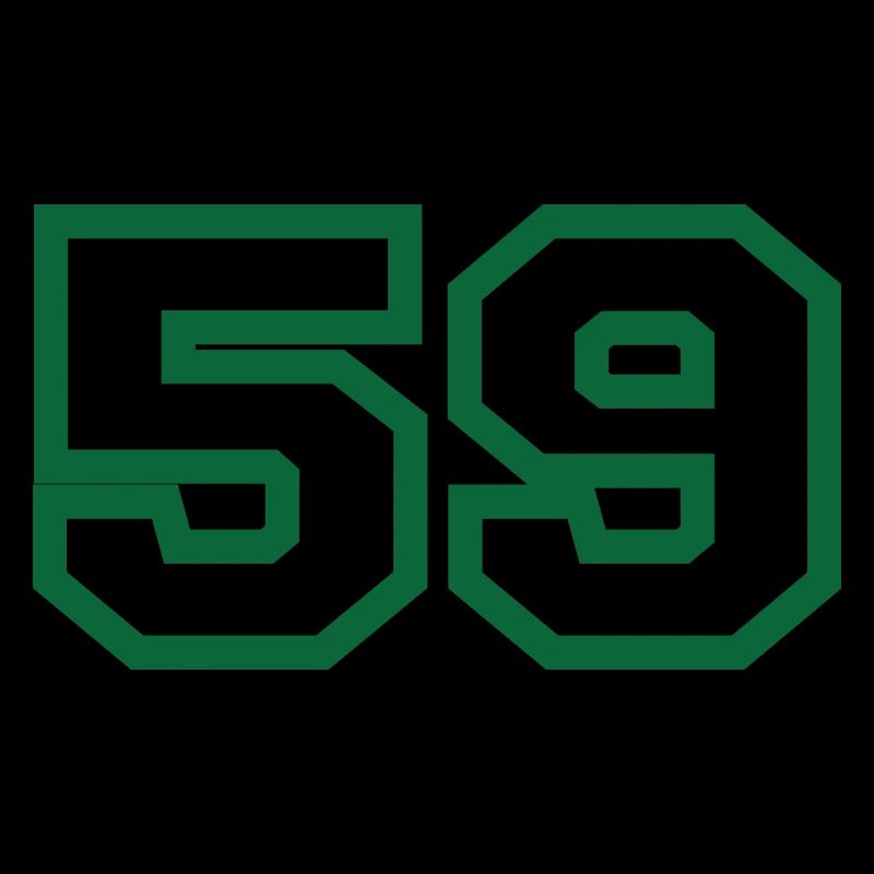Numéro 59 sport vert