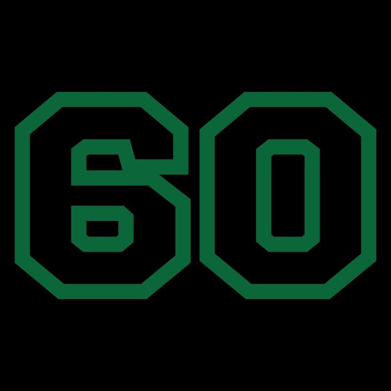 Numéro 60 sport vert