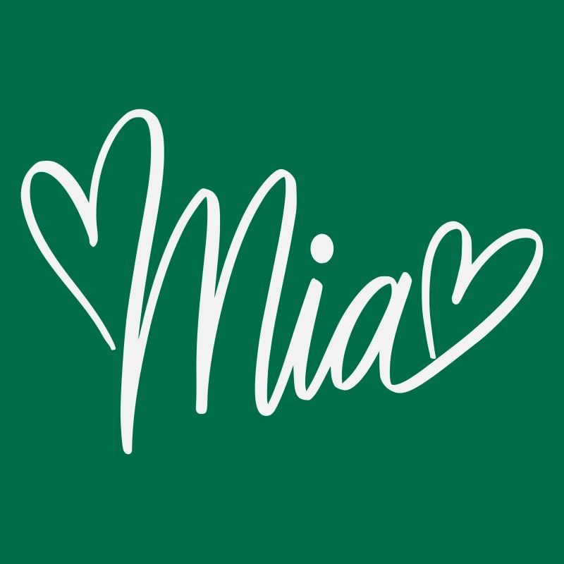 Mia Conception de Noms avec Cœurs