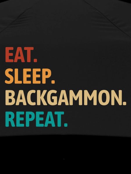 Eat Sleep Backgammon Repeat | Brettspiel