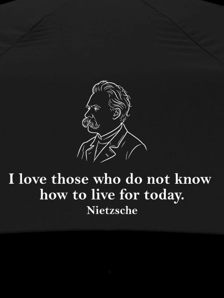 Nietzsche Portrait Quote