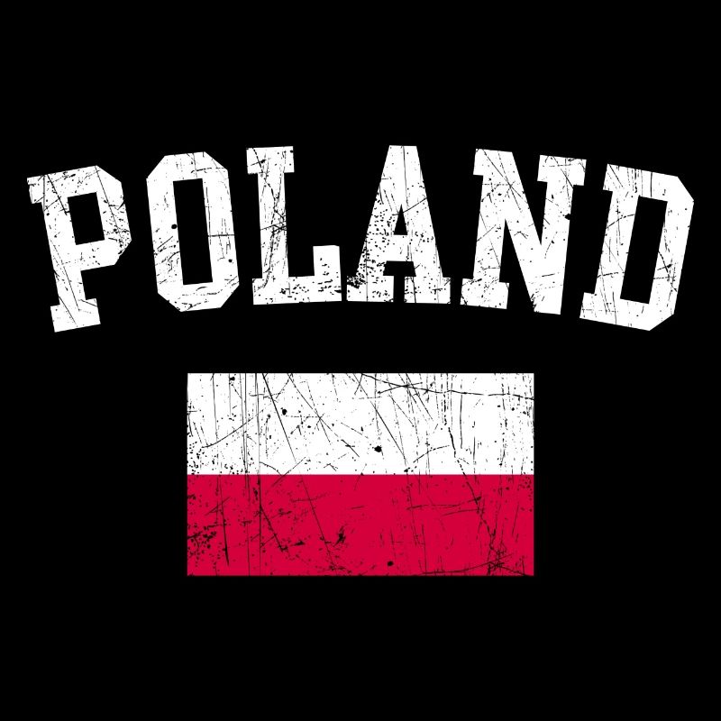 Typografie des polnischen Flaggenbogens