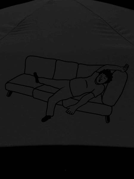 Couch sleeping man