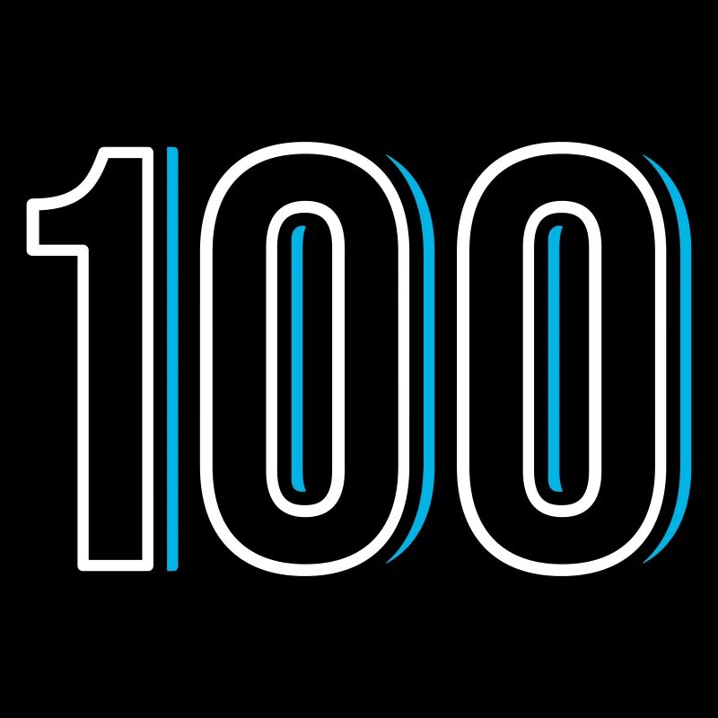 Nummer 100 - Einhundert - Hundert