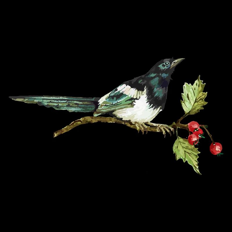 Bunter Vogel
