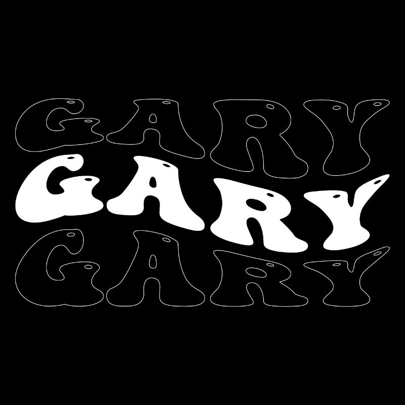 Funny Gary Groovy 4 Men Women Cool Gary Tie Dye