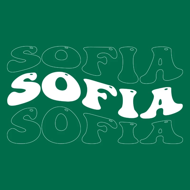 Drôle Sofia Groovy 4 Hommes Femmes Cool Sofia Tie Dye