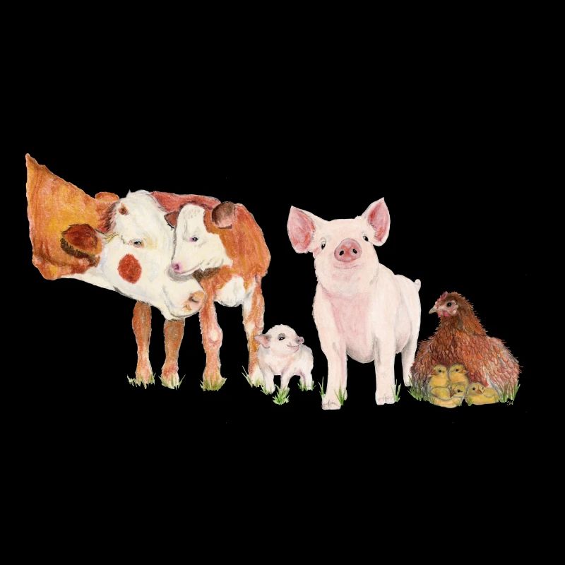Bauernhof Tiere Veganismus