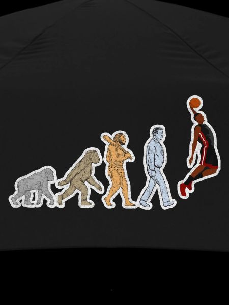 Evolution Basketball Player Grunge