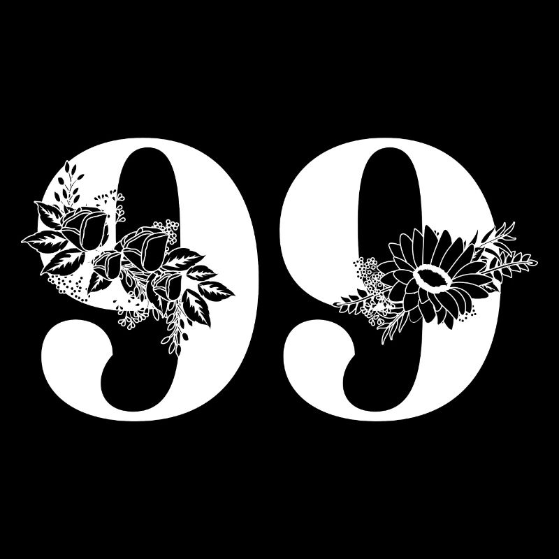 Nummer 99 Schwarze Blumen - 99. Blumengeburtstag