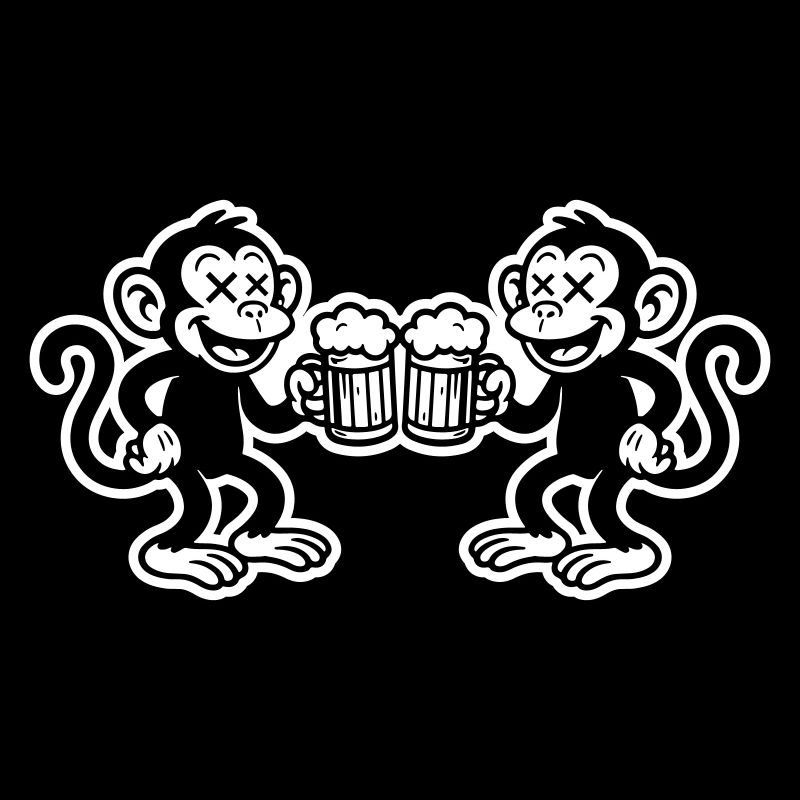 Affe Bier Prost