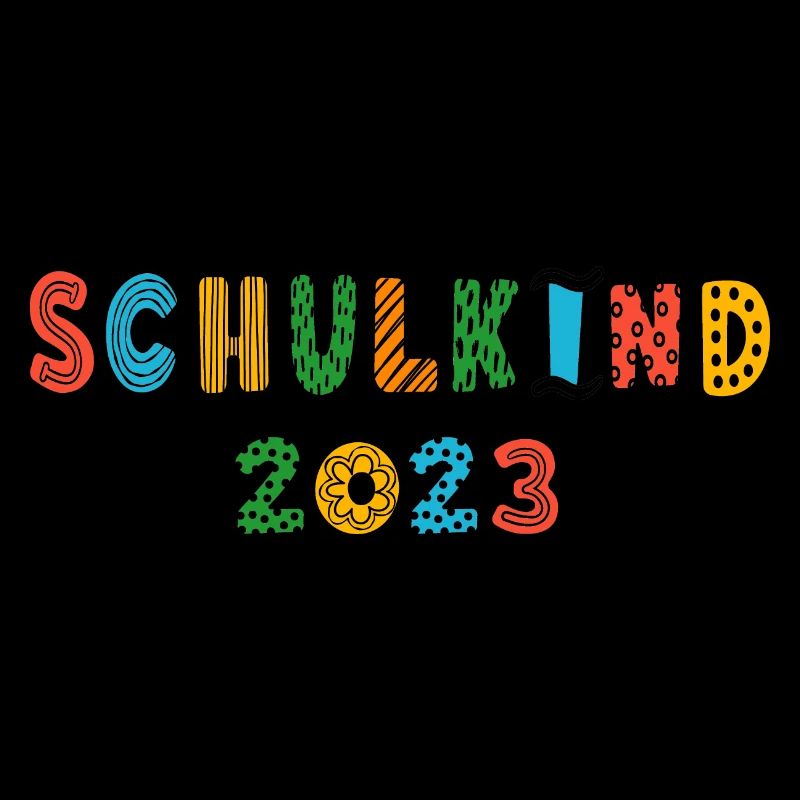 Schulkind 2023 Mädchen Junge Erste Klasse