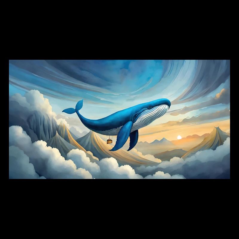 funny hooey a blue whale is super light
