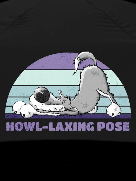 Wolf Yoga Howl-Laxing Pose