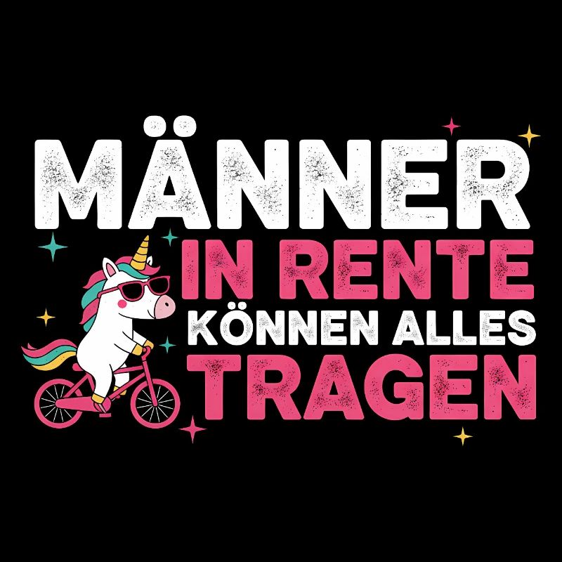 Rentner Einhorn Lustiger Spruch Rente Ruhestand