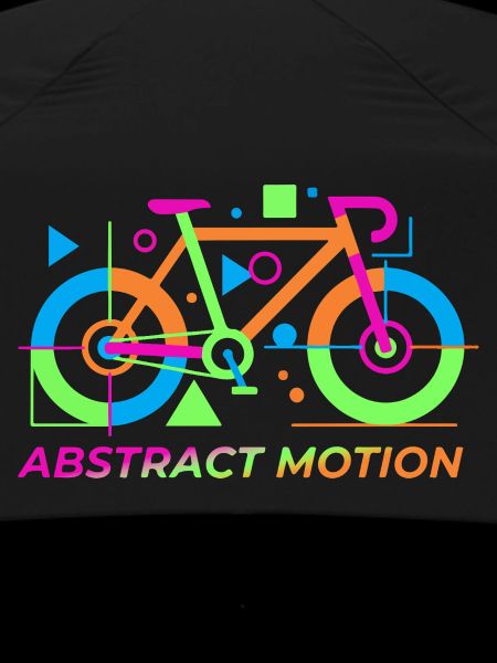Neon Abstract Bicycle Motion