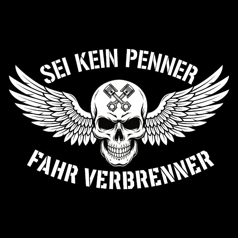 Moteur à combustion de l’attraction – Déclaration du crâne de motard
