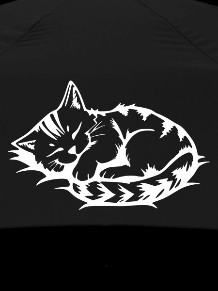 Sleeping Cat White