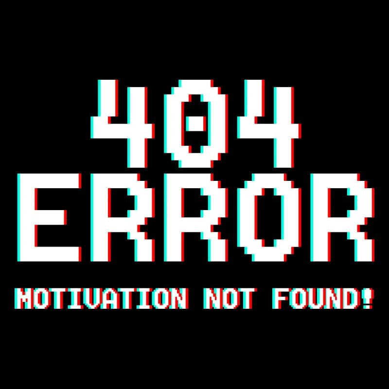 404 Fehler Motiv Glitch-Design