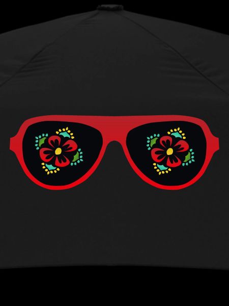 sunglasses flower peace