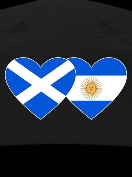 Ecosse Argentine Drapeau Coeur