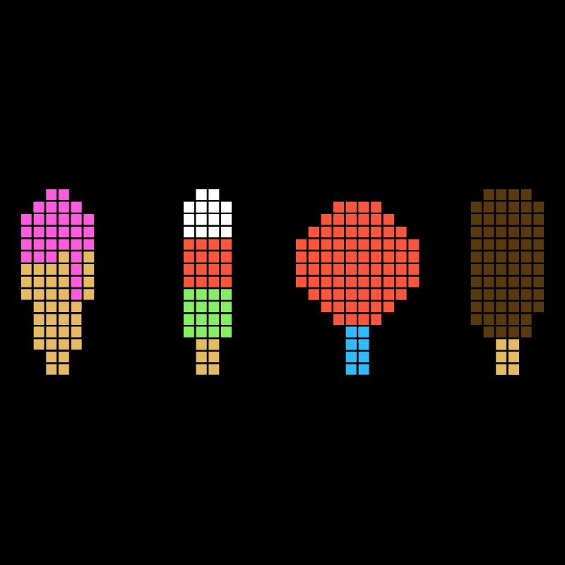 Pixel Eis - Retro Eiscreme