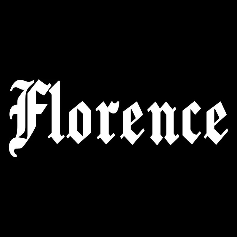 Florence, gothic, schrift