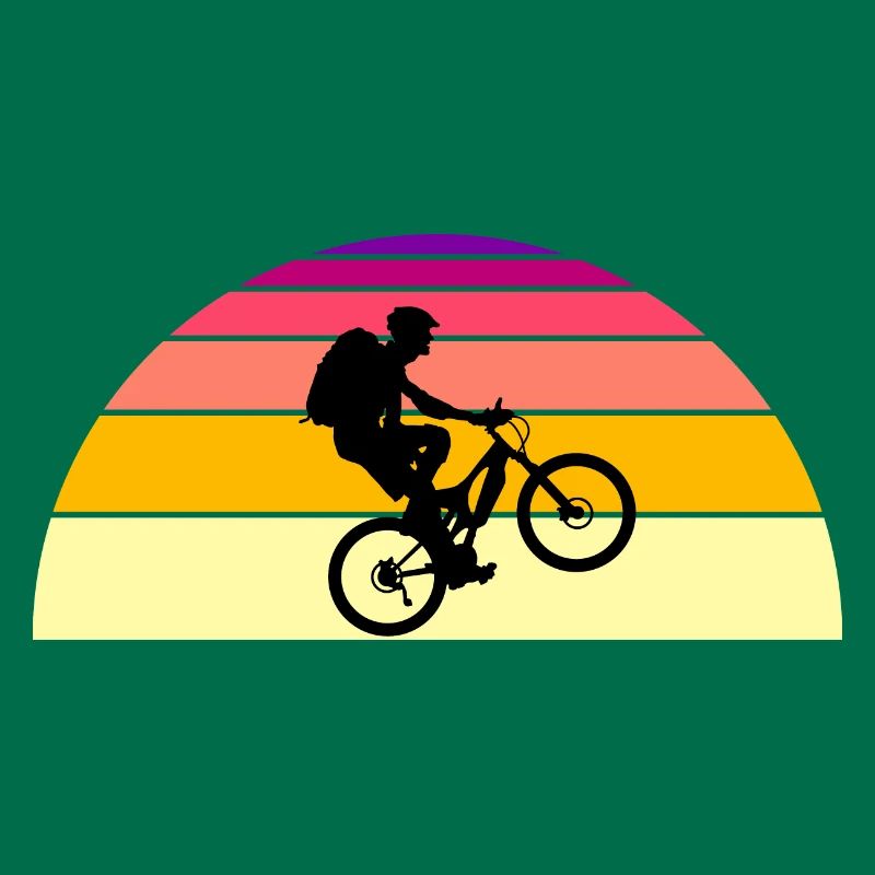 Bikers at sunset