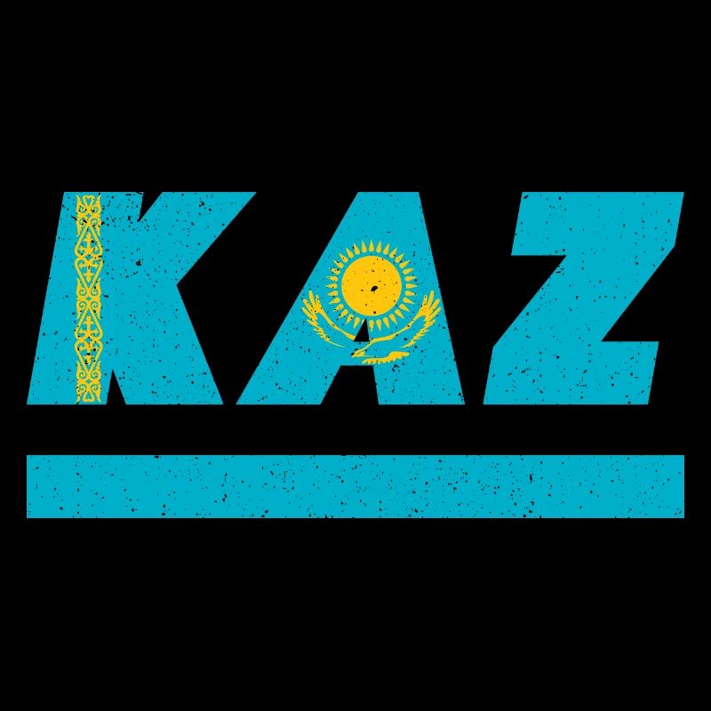 Drapeau du Kazakhstan KAZ