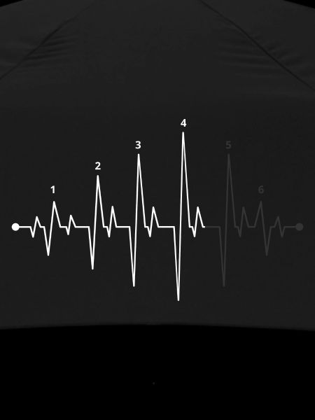 Pulse Wave Heartbeat Graphic