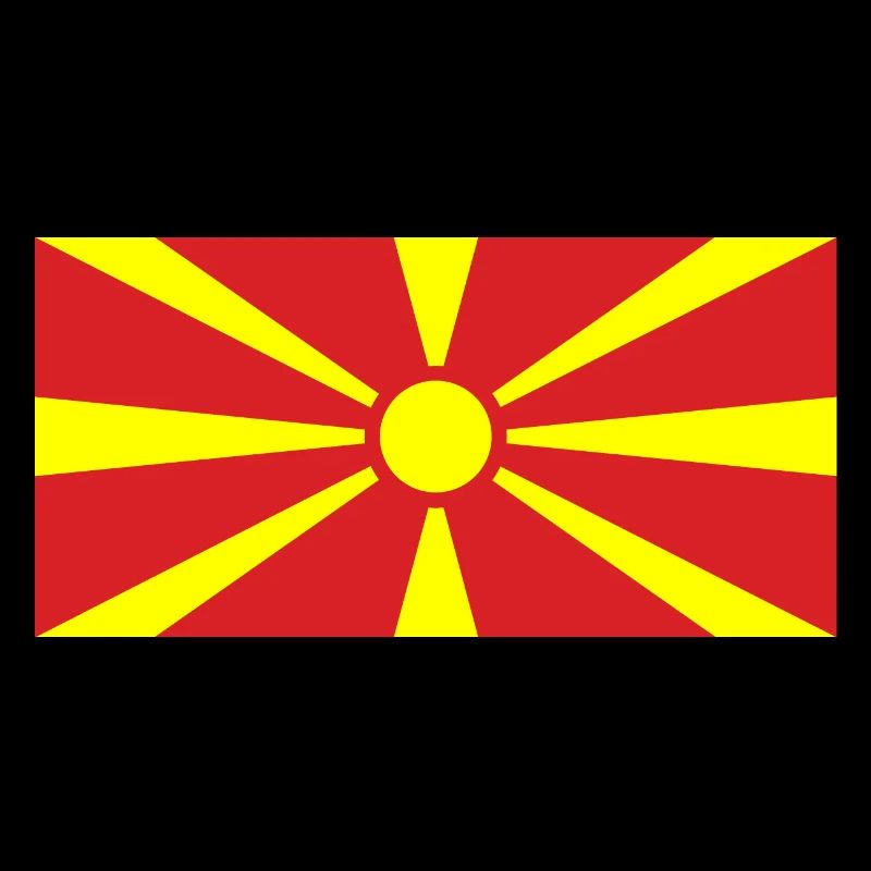 Drapeau de la Macédoine