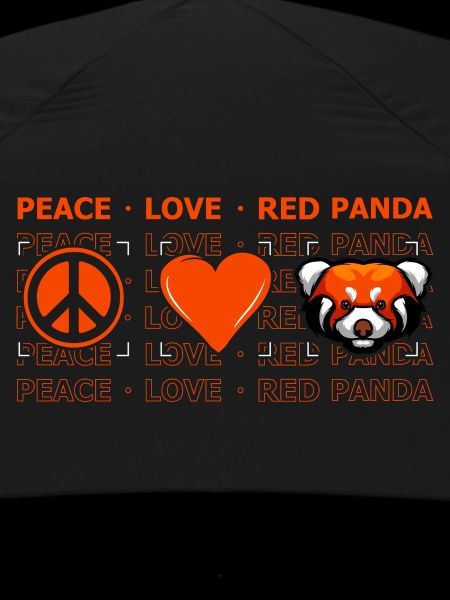 Peace Love Red Panda
