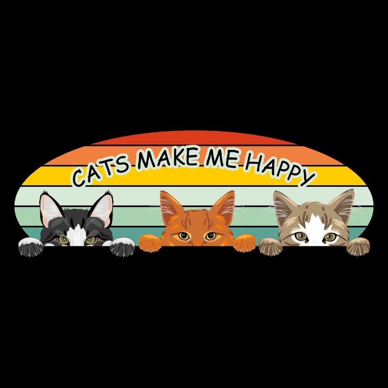 Les chats me rendent heureux